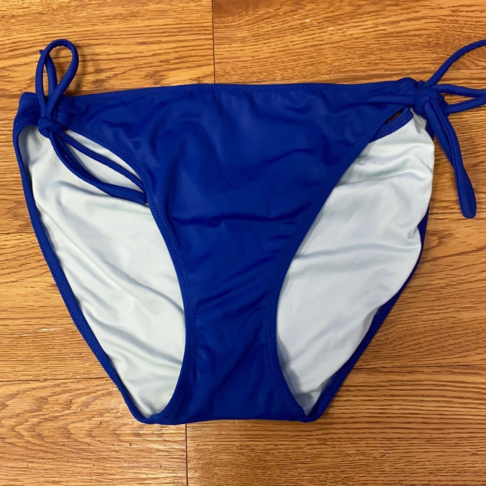 Victoria secret blue bikini bottoms